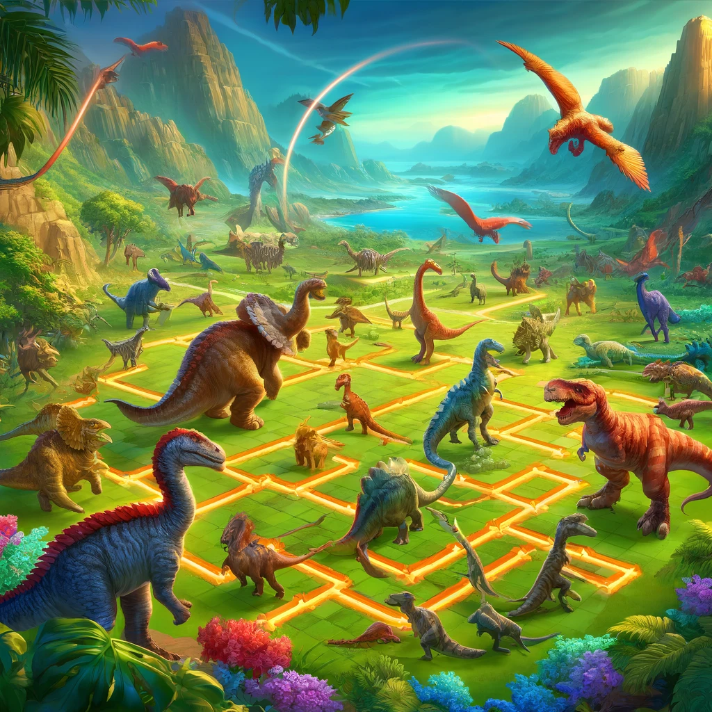 Dinosaurs Merge Master Puzzle Adventure